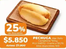 Belalcazar Mac Pollo Pechuga Campesina oferta