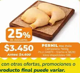 Belalcazar Mac Pollo PERNIL Campesino oferta