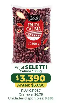 Belalcazar Frijol Seletti Calima oferta