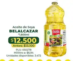 Belalcazar Belalcazar aceite de soya oferta