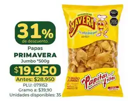 Belalcazar Primavera papas fritas oferta