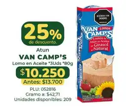 Belalcazar Van Camp's lomo en aceite oferta