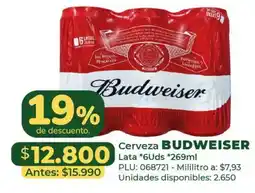 Belalcazar Cerveza Budweiser oferta