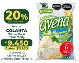 Belalcazar Colanta Avena Natural oferta