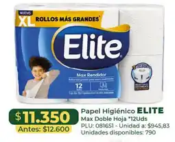 Belalcazar Elite Papel Higiénico Max Doble Hoja oferta