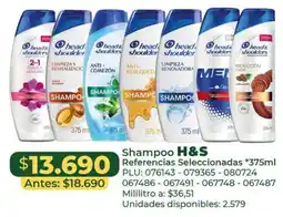 Belalcazar Shampoo H&S oferta