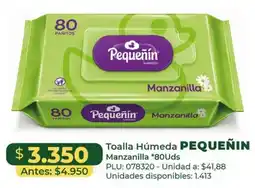 Belalcazar Pequeñín Toalla Húmeda Manzanilla oferta