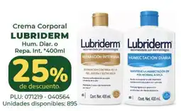 Belalcazar Lubriderm crema corporal humectacion diaria oferta