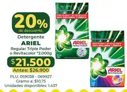 Belalcazar Detergente Ariel Regular Triple Poder o Revitacolor oferta