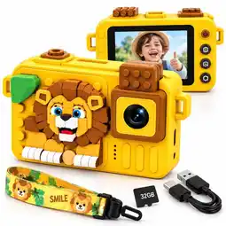 Falabella Camara Digital Infantil Niños Juegos MP3 Correa 48MP Gomas Armables oferta