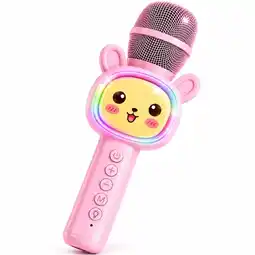 Falabella Microfono Infantil Bluetooth Karaoke Sonido Divertido Iluminacion Bateria oferta