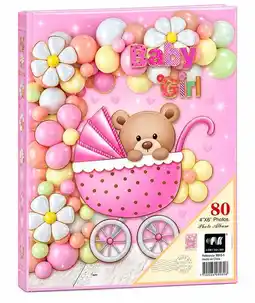 Falabella Álbum Para Bebé Niña 80 Fotos De 10 X 15 Cm Rosa oferta