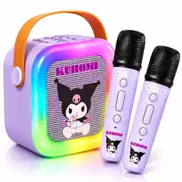Falabella Parlante Karaoke Portatil Doble Microfono Inalambrico Luces Ritmo oferta