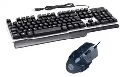 Falabella Kit Gamer Teclado Mouse Ergonomico Escritorio Videojuegos PC oferta