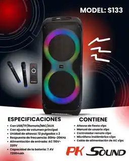 Falabella Parlante 12 Pulgadas X2 Con Micrófonos oferta