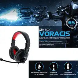 Falabella XTH-500 Audífonos Gamer Estéreo con Micrófono y Conexión Dual 3.5 mm oferta