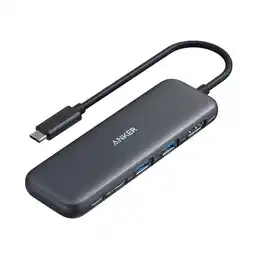 Falabella Hub USB-C 5 en 1 332 con HDMI 4K, 2 USB-A, USB-C y Power Delivery 100W para Laptop oferta