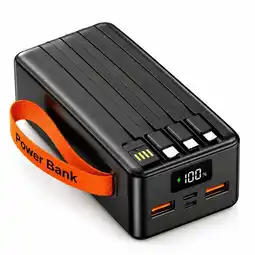 Falabella Power Bank 50000 mAh Carga Rápida 22.5W 4 Cables Integrados oferta