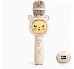 Falabella Micrófono Karaoke Infantil MC883 Bluetooth con Luces LED oferta