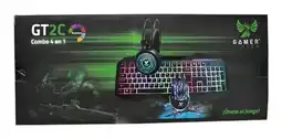Falabella Combo Gamer Tech De Lujo 4 En 1 Gt2c Rgb En Español oferta