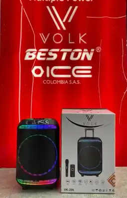 Falabella Cabina Amplificada Portatil Altavoz Grande Microfono Bluetooth Luces oferta