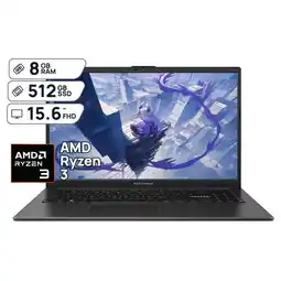 Falabella Portátil Vivobook Go Ryzen 3 R3 7320U 8GB RAM SSD 512GB 15.6 oferta