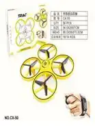 Falabella Mini Dron Cuadricóptero con Control por Gestos de Mano y Hélices Protegidas (CX-50 Tracker) oferta