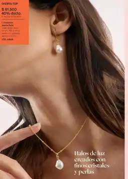 Yanbal Collar y aretes oferta