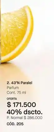 Yanbal 2. 43°n parallel oferta