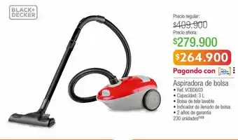 Jumbo Aspiradora de bolsa black & decker 3l oferta