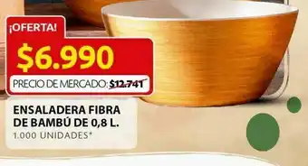 Ara Ensaladera fibra de bambú oferta