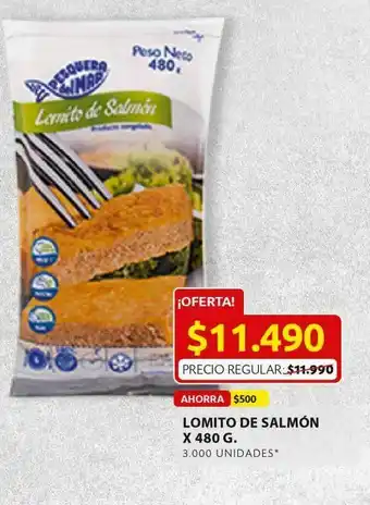 Ara Lomito de salmón oferta