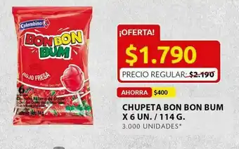 Ara Paleta bon bon bum oferta