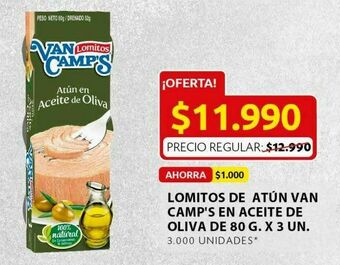 Ara Lomitos de atún van camps oferta