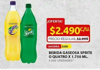 Ara Gaseosa sprite oferta