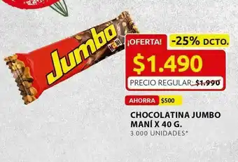 Ara Chocolatinas jumbo oferta