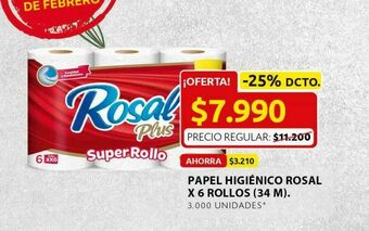 Ara Papel higiénico rosal oferta