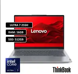 Falabella PORTATIL Thinkbook 14 G8, Intel Core Ultra 7 255H, RAM 16GB, DD 512GB SSD, Windows 11 Pro oferta