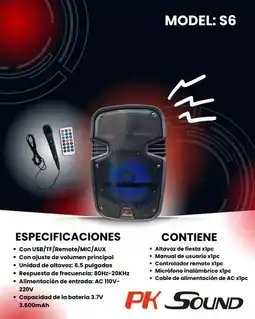 Falabella Altavoz Potente Audio Superior Microfono Fiesta Recargable oferta