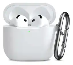 Falabella Estuche Forro Funda Case De Silicona Para AirPods 4 + Arnes oferta