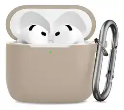 Falabella Estuche Forro Funda Case De Silicona Para AirPods 4 + Arnes oferta
