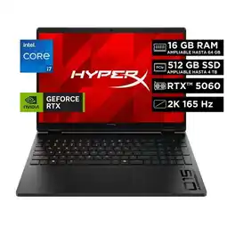 Falabella HyperX OMEN 15 | RTX 5070 8GB | AMD Ryzen 9 8940HX | 16GB DDR5 | 1TB SSD | 15.3 WQXGA 180Hz oferta