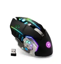 Falabella Mouse Gaming Inalambrico Recargable Iluminacion Ergonomico Multiples Botones oferta