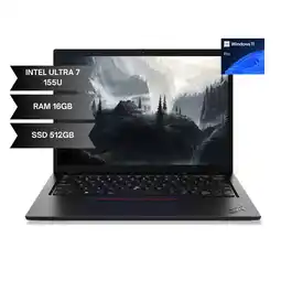 Falabella PORTATIL THINKPAD L13 - INTEL ULTRA 7 155U - RAM 16GB – SSD 512GB- Win 11 Pro - 13 oferta