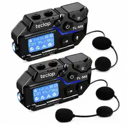 Falabella Combo Intercomunicador RGB Bluetooth M8 Radio FM Recargable oferta