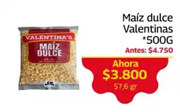 Mercados OR Valentina's maíz dulce oferta