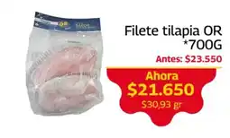 Mercados OR OR filete tilapia oferta