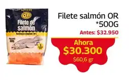 Mercados OR OR filete de salmón oferta