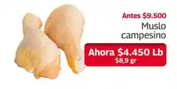 Mercados OR Muslo campesino oferta