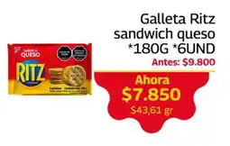 Mercados OR Ritz galleta sandwich queso oferta